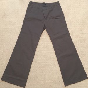 GAP. Wide leg gray khakis.